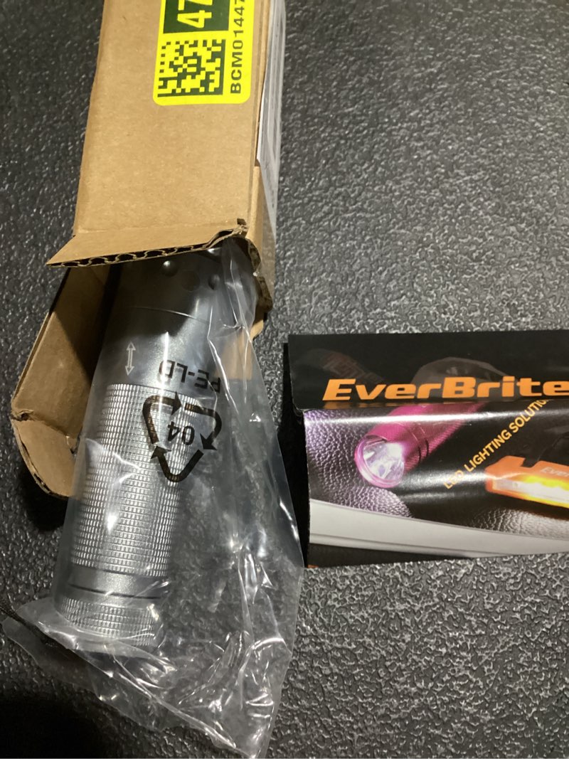 Condition photo showing Good Condition for similar to product.. lighting ever led flashlights high lumens, small flashlight, waterproof, adjustable focus flash light for outdoor, emergency, aaa batteries included green 1