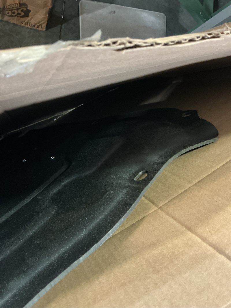 Condition photo showing As Is for Upgrade Engine Splash Shield Fit for Toyota Highlander 2020-2025 Engine Under Cover Case Guard Front Splash Shields with Screw Hardware