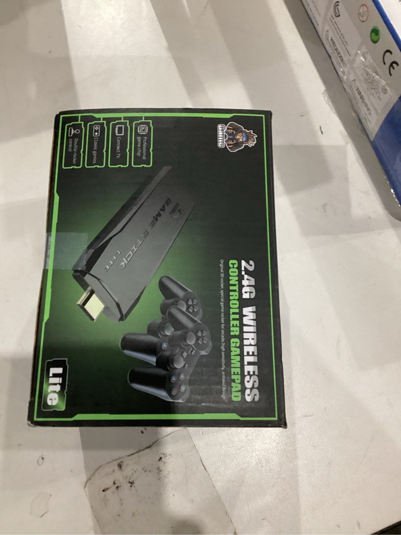 Retro Game Console 20000+ Games,64GB,4k Definition,Game Stick with Built-in 9 Emulators&Dual 2.4G Co