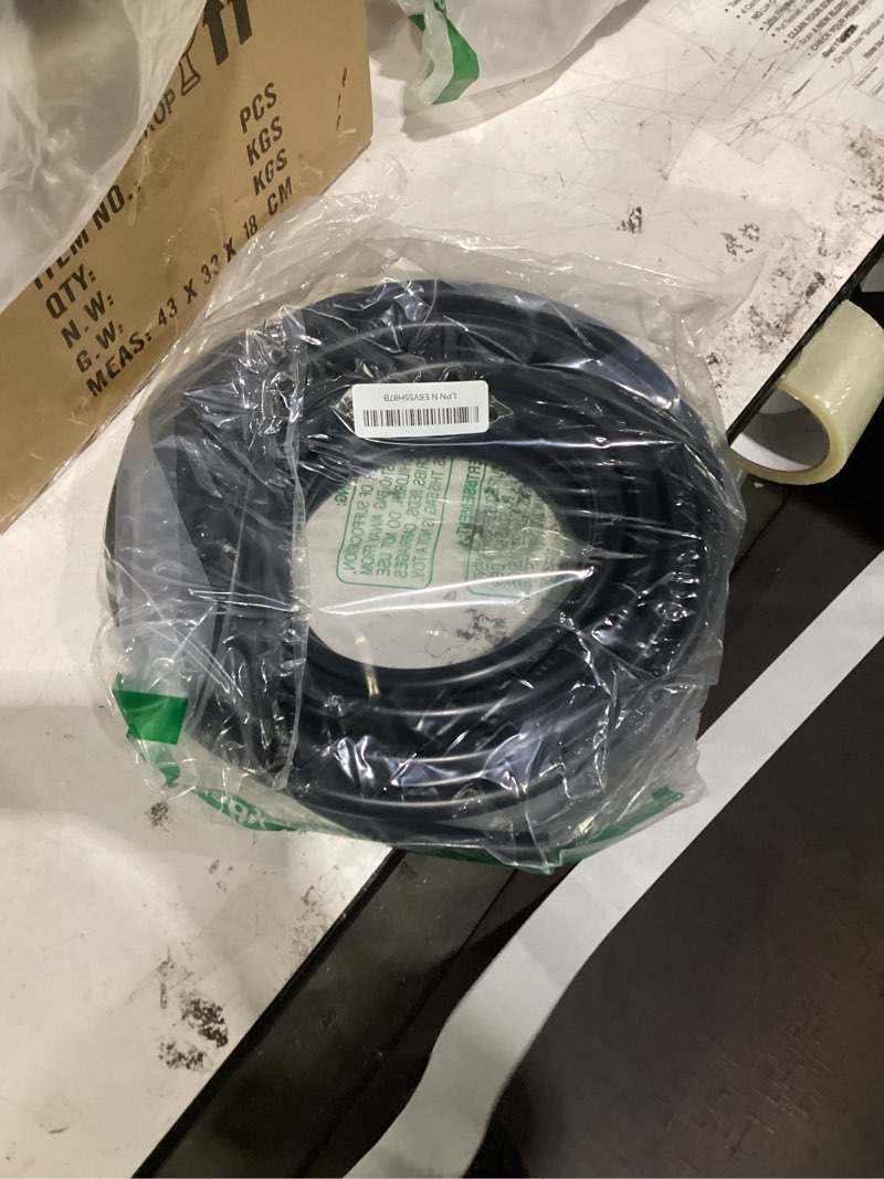 Condition photo showing Good Condition for 30ft dehumidifier drain hose with 3/4 inch fht connector, featuring rust-resistant brass fittings for leak-proof connection, perfectly compatible with most dehumidifier brands?7 length options? black 30ft