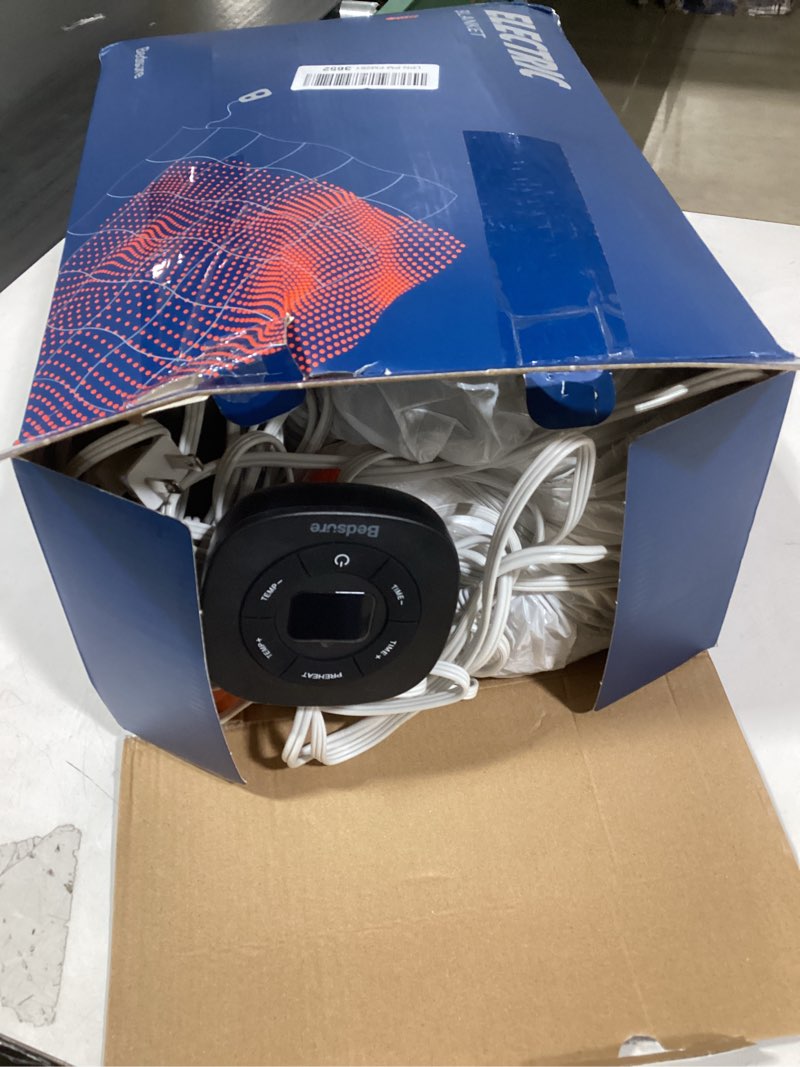 Condition photo showing Good Condition for Bedsure Electric Blanket King Size - Dual Control Heated Blanket King Size, Fast Heating with 10 Time Settings & 10 Heat Settings, Warm Gift for Grandma (100x90 inches, Grey) 01 - Grey King