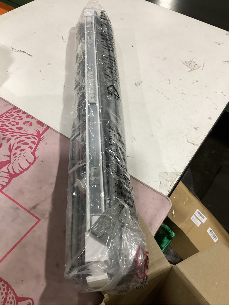 Condition photo showing New/Like New for lazblinds no drill roman shades for windows, cordless light filtering window shades with uv protection, polyester fabric for bedroom & living room, 30" w x 64" h, grey light filtering - grey 30"w x 64"h