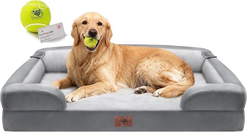 extra large dog bed-orthopedic waterproof xl dog bed for xlarge extra big dogs - foam couch sofa was