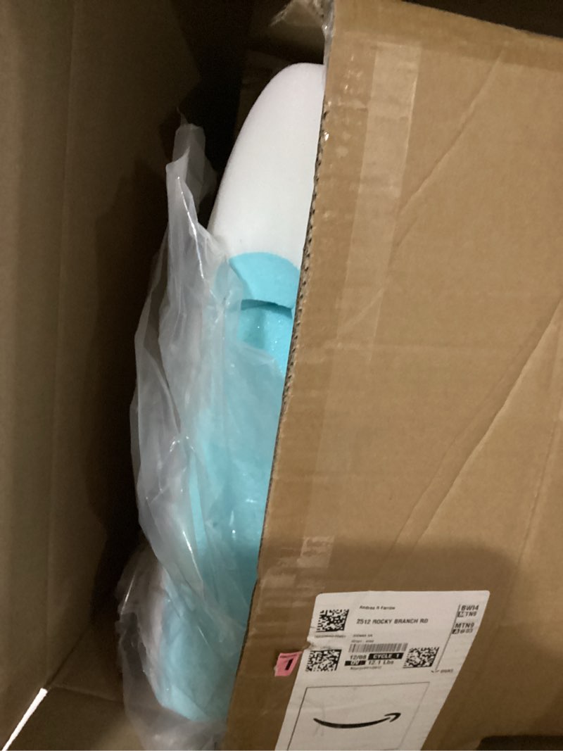 Condition photo showing As Is for Amazon Basics Dog Bed with Cooling Gel Memory Foam, Pressure-Relief Support for Dogs up to 120lbs, Non-Slip Bottom, Machine Washable Cover, Giant Sized (50" x 34"), Grey Mattress Bed Giant Grey