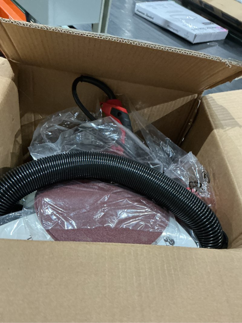 Condition photo showing As Is for aleko 705c electric variable speed drywall vacuum sander 710 watts