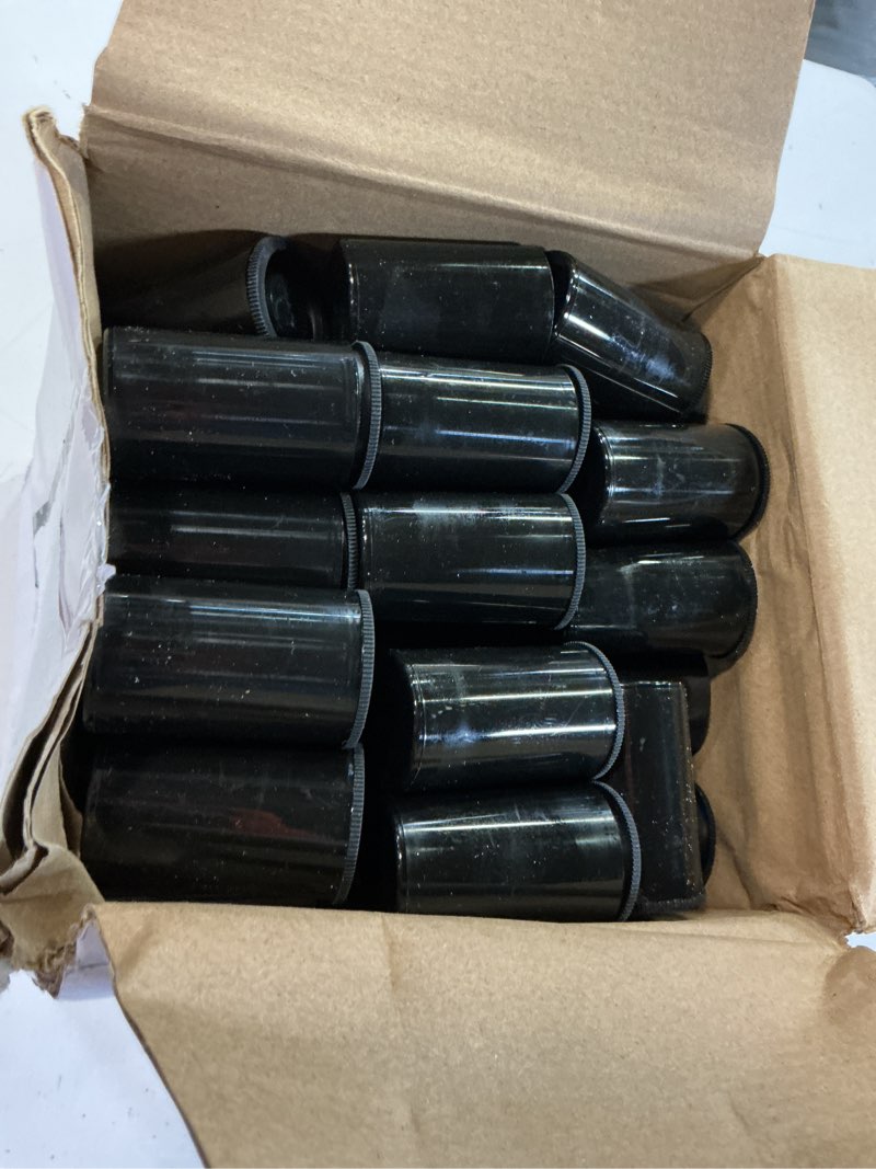 Condition photo showing Good Condition for jovitec 100 pcs plastic film canister holder 35 mm empty camera reel containers storage containers case with lids for small accessories fish hook film beads(black)