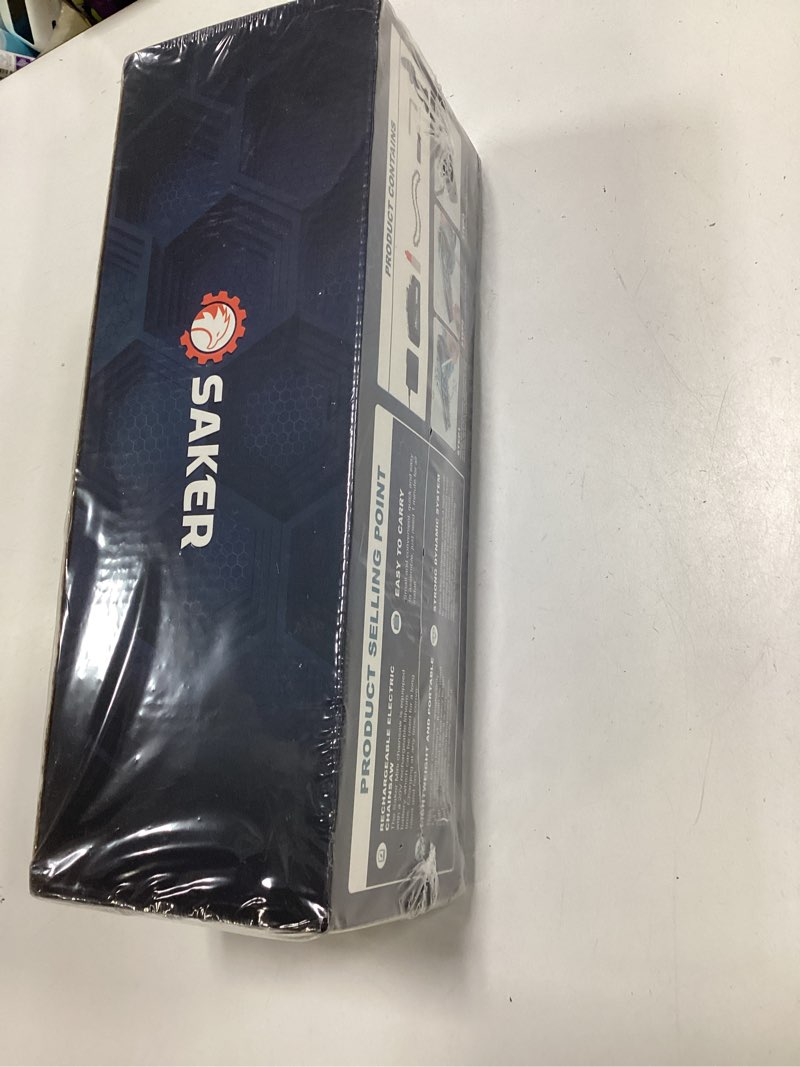 Condition photo showing New/Like New for Saker Mini Chainsaw,Portable Electric Chainsaws Cordless,Handheld Chain Saw Pruning Shears Chain Saws for Tree Branches,Courtyard,Household and Garden,Gifts for Men Dad Husband Women Blue Mini Chainsaw:1x Battery, 1x Chain