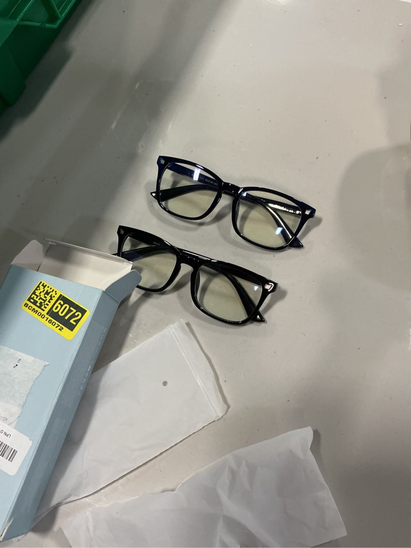 LIVHO blue light blocking glasses with a square frame 2 pair