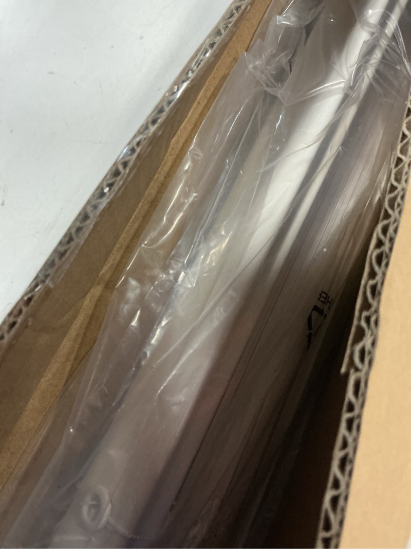 Condition photo showing Good Condition for No Tools No Drill Cordless Mini Blinds 26" Wx 48" H, 1" L-Shaped Blades, Horizontal Vinyl Blinds for Indoor Windows, White 26x48in