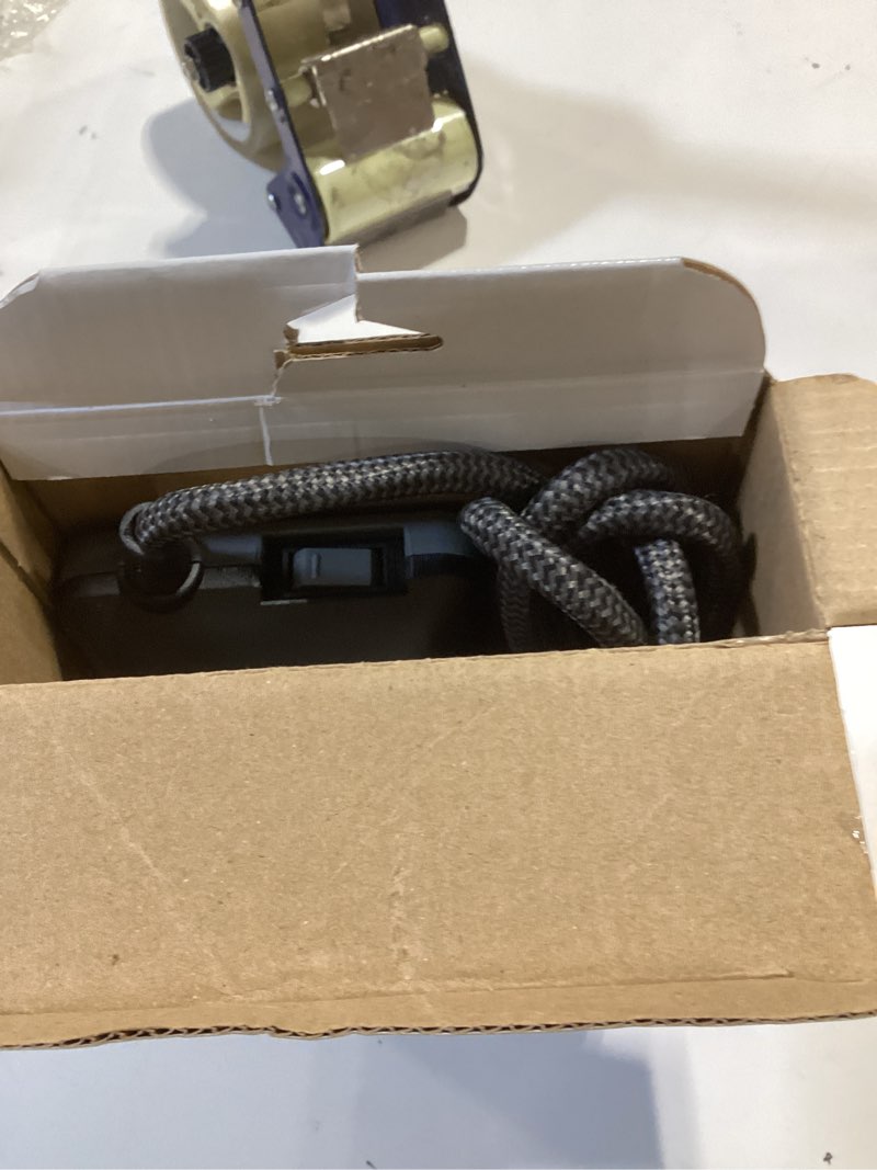 Condition photo showing As Is for utilitech 6-ft surge protector 5 -outlet 560 joules 1800 -watts black indoor various receptacles