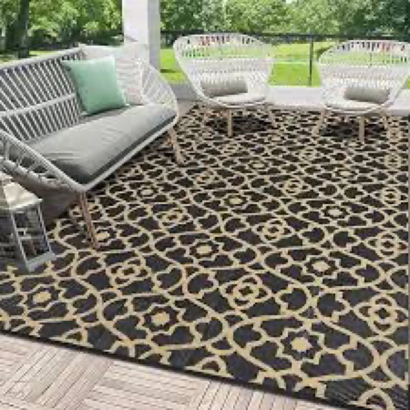 outdoor rug waterproof 8 x 10 reversible plastic straw rug