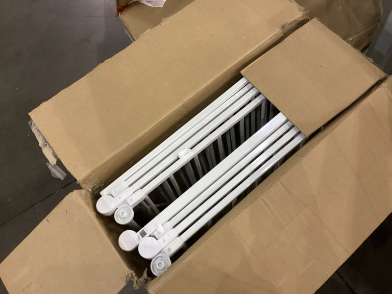 Condition photo showing As Is for Regalo SAFETY 194-Inch Super Wide Baby Gate & Play Yard, 2-in-1 Convertible Extra Wide Safety Barrier, Hardware Mounted for Toddlers & Pets, American Designed, American Owned, For Children 6-24 Months 50.5-192"W x 28"H White