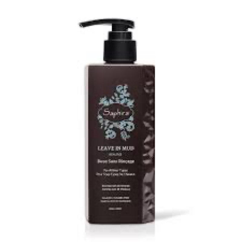 Saphira Hydrating Leave-In Conditioner Mineral Mud, Styling and Healing Leave-In Conditioner for Dry