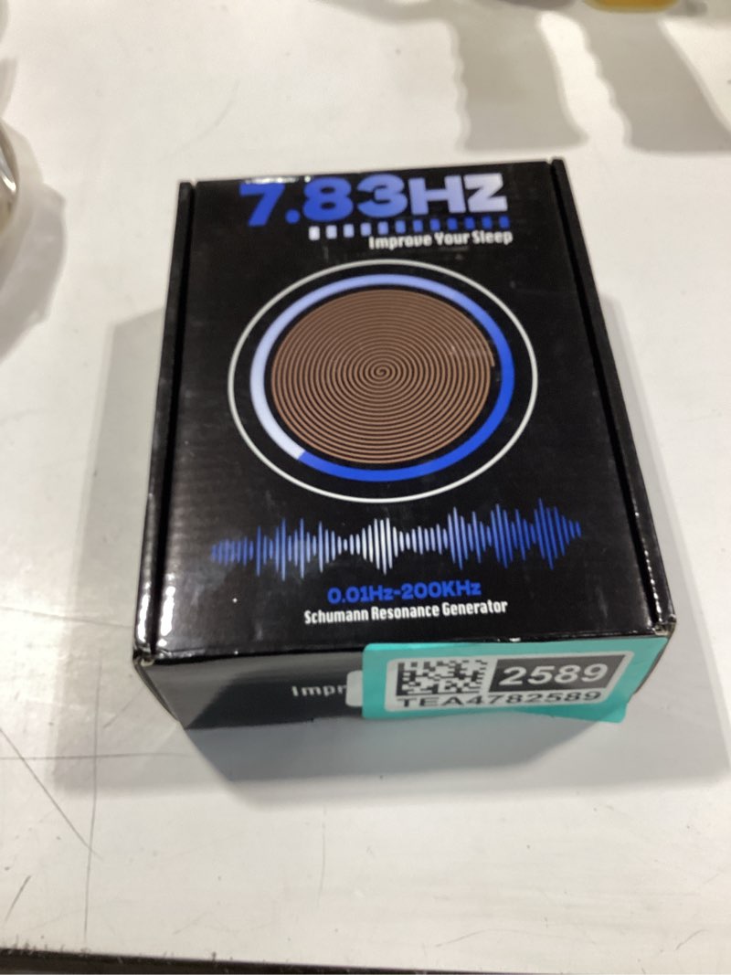 Condition photo showing New/Like New for frequency generator for healing – 7.83hz schumann resonance sound therapy device with acrylic case for sleep aid, meditation, stress relief & yoga (0.01hz–200khz) green