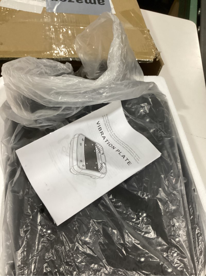 Condition photo showing Good Condition for Similar to Vibration Plate Exercise Machine, 130 Levels Full Body Workout Vibrating Plate for Lymphatic Drainage Weight Loss, 450 Lbs Capacity Shake Fitness Platform with Resistance Bands Bluetooth for Women Men