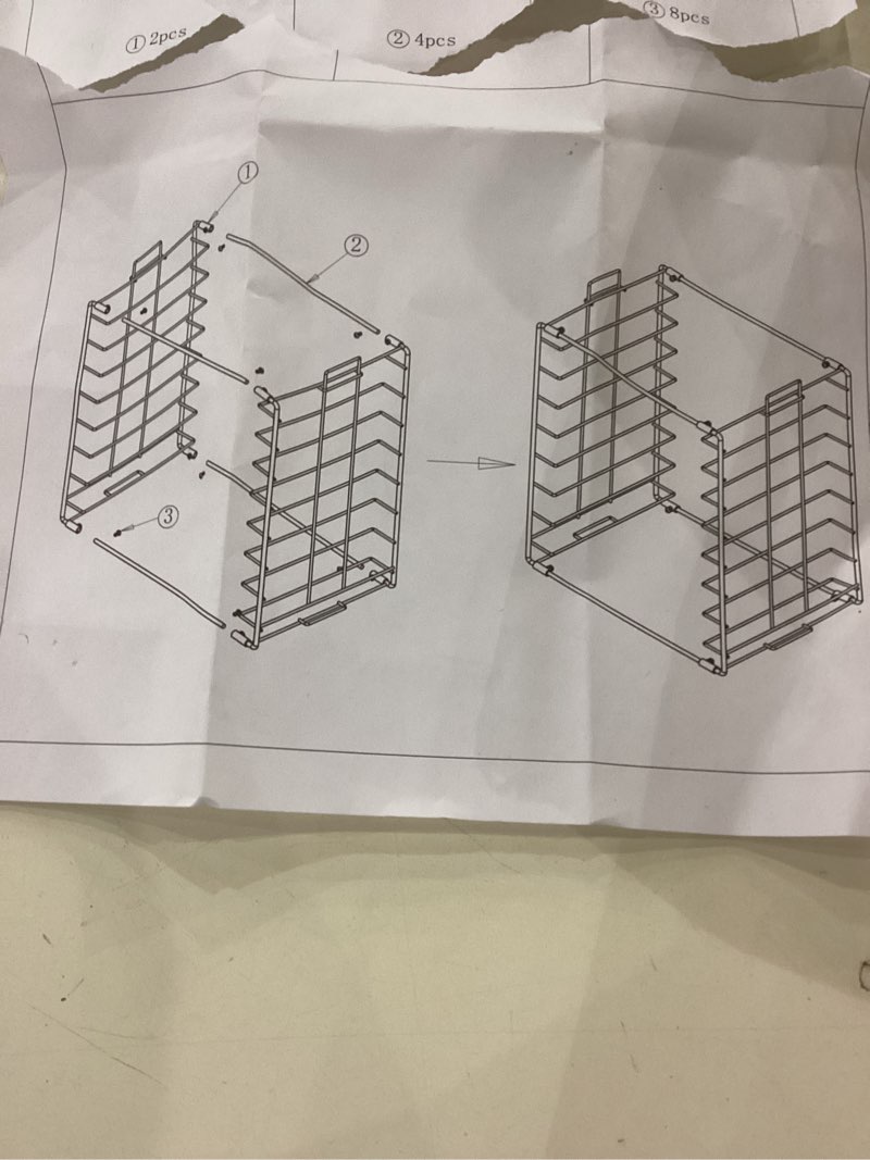 medical nation instrument tray rack, dental instruments organizer chrome tray rack for size b trays and lids, holds 8 trays, stackable, set-up tray holder, stainless steel chrome plated