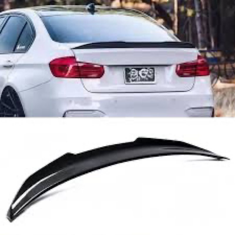 oasiland rear spoiler compatible with 2006-2011 bmw e90 3 series & 2008-2012 m3 sedan, carbon fiber 