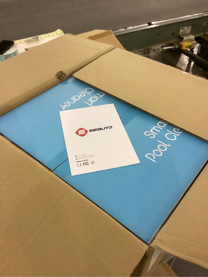 Condition photo showing New/Like New for Cordless Robotic Pool Cleaner -Pool Vacuum 180W Brushless Motor, 45,000Pa Suction, Wall Climbing, Sonar Navigation, 3 Modes Automatic Pool Robot for Inground & Above-Ground Pools Up to 2150 Sq. Ft. Gray