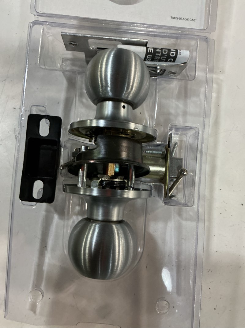 Condition photo showing Good Condition for brinks commercial satin chrome interior bed/bath hall/closet privacy door knob