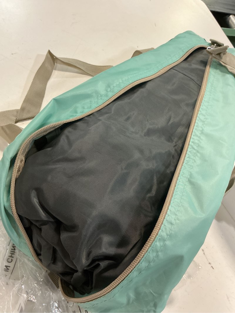 Condition photo showing Good Condition for gorich beach tent sun shelter for 3/4/6/8/10 person with upf 50? uv protection, lightweight & easy setup beach shade canopy, portable beach shade tent beach cabana turquoise 3 person