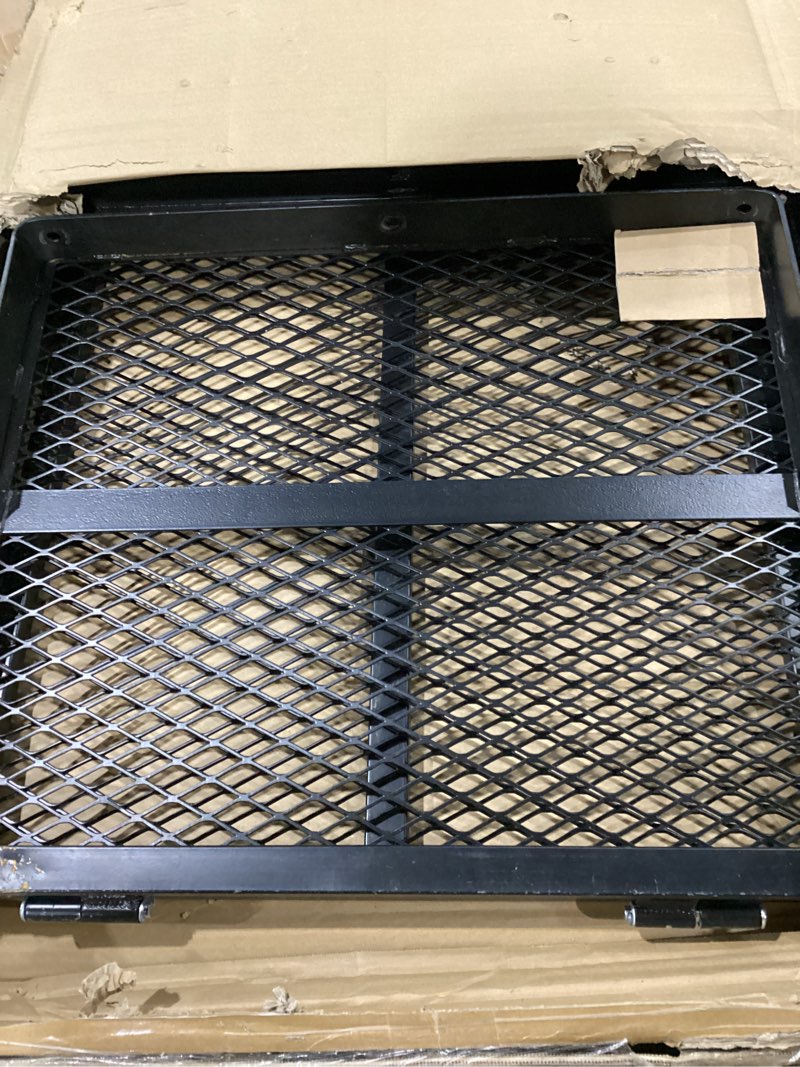 Condition photo showing Good Condition for ecotric 46.2 x 26.8 x 38.7 inch hitch cargo carrier w/ramp foldable 500 lbs trailer hitch mount steel wheelchair carrier mobility scooter ramp 2" hitch receiver for snow blower suv truck van car