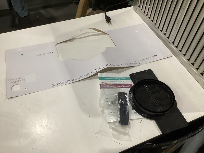 Condition photo showing New/Like New for joco 30 inch under cabinet range hood, 900 cfm stainless steel kitchen vent hood, 4-speed gesture/touch/remote control c01-30g 30'' gesture control