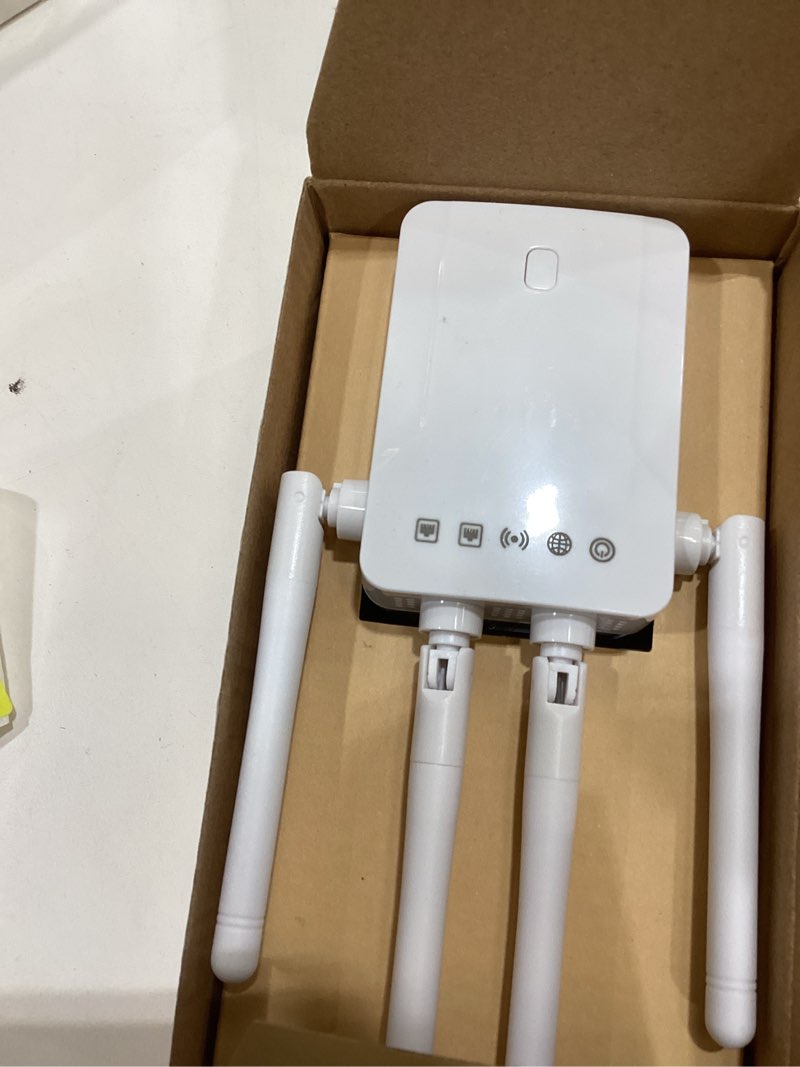 Condition photo showing Good Condition for WiFi Extender Signal Booster for Home: Internet Repeater Long Range Covers Up to 45+ Devices and 8470 Sq.ft for Apartment Basement Office House