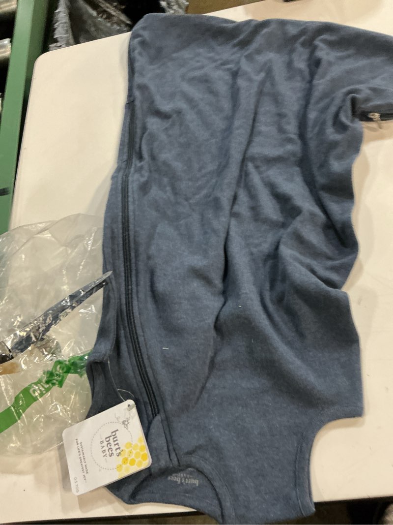 Condition photo showing As Is for burt's bees baby organic beekeeper infant wearable blanket, unisex swaddle, lightweight 0.5 tog or medium weight 1.5 tog lightweight medium nightfall