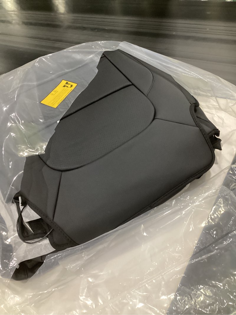 Condition photo showing Good Condition for aomsazto car seat cover for chevy silverado/gmc sierra 1500 (2019-2026) 2500hd 3500hd (2020-2026) - black seat covers rear 40/60 split for crew cab 2019-2026(1500)&2020-2026(2500hd 3500hd) black