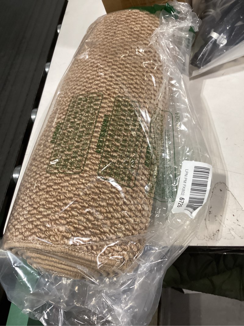 Condition photo showing Good Condition for 80"x15.7" Cat Wall Scratching Mat, Extra Large Cat Climbing Carpet with 20 Fixed Nails Wall Scratcher Furniture Protector for Couch, Sofa, Home (Brown)