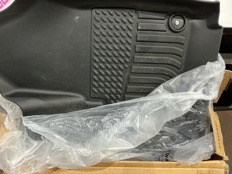 Condition photo showing As Is for for jeep wagoneer 2022-2025 7 seat (not fit for l or 8 seat) floor mats cargo liner trunk carpet tpe all weather protector anti-slip mat for jeep wagoneer 2022 2023 2024 2025 car accessories