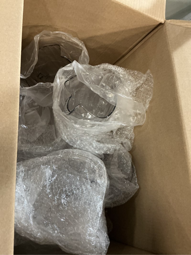 Condition photo showing Good Condition for tessco for you 6 pcs plastic pitchers 60 ounce clear restaurant jug large water pitcher carafe serve milk tea juice drink for parties container dispenser beer jar classic 6