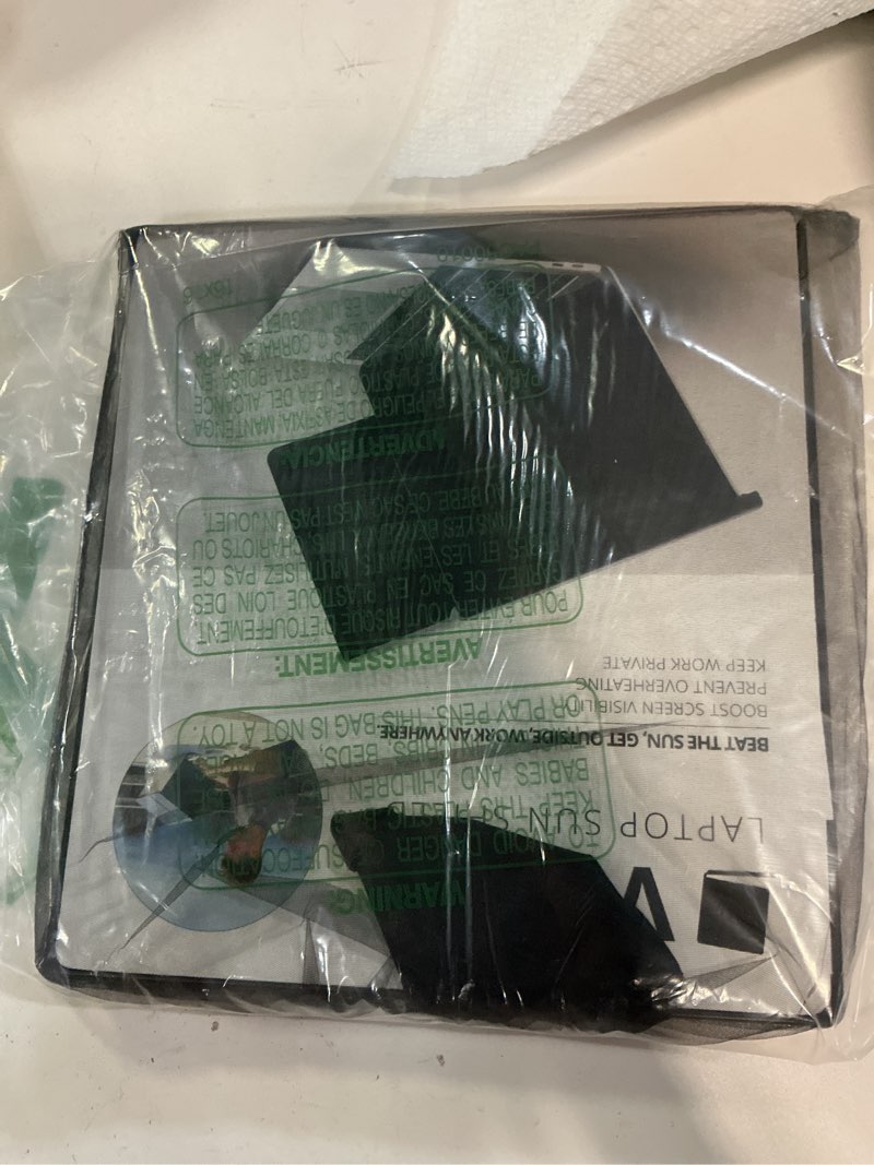 Condition photo showing Good Condition for VIZOR Sun Shade for Laptops | Eliminate Screen Glare | One Size Fits All Laptops | Work Outside in Comfort