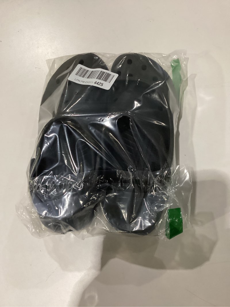 Black crocks size 12