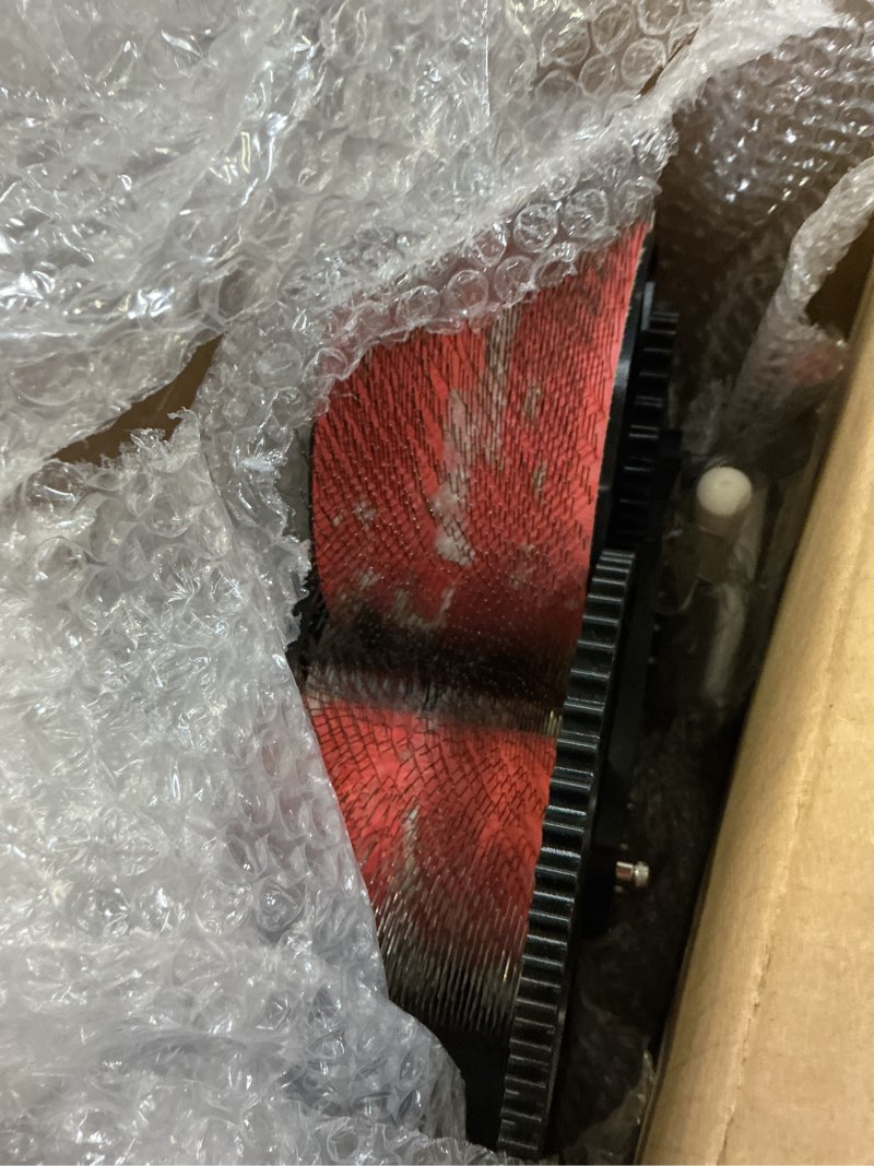 Condition photo showing As Is for wool combing machine, wool drum carder fiber carding machine with hand crank remove fiber impurities fast color mixing, wool blending wheel for diy craft make felt animals, handmade