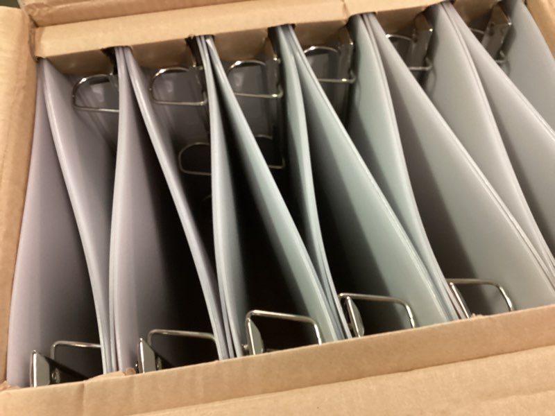 Condition photo showing New/Like New for Office Depot® Brand Everbind Fashion 3-Ring Binder, 1 1/2" Round Rings, Assorted Metallic Colors, Pack Of 12