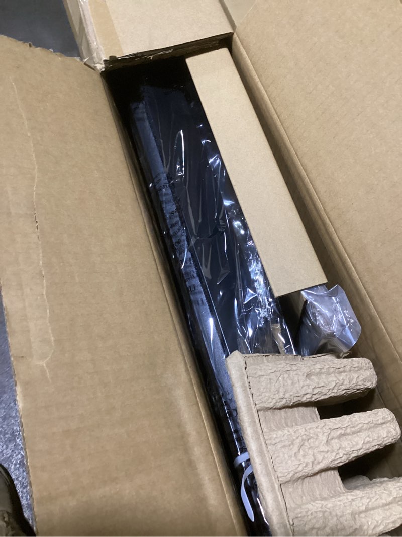 Condition photo showing Good Condition for ZINUS Suzanne 37 Inch Metal and Wood Platform Bed Frame / Solid Wood & Steel Construction / No Box Spring Needed / Wood Slat Support / Easy Assembly, Chestnut Brown, Queen Black Queen 37 Inch Bed Frame Only