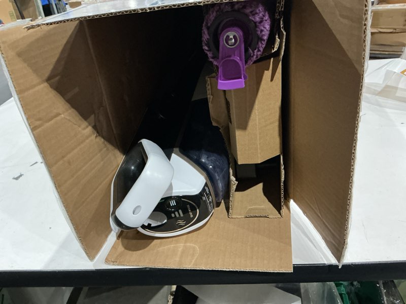 Condition photo showing As Is for shark steam pickup lightweight 3-in-1 steam mop cleaner picks up debris, deep scrubs & steam sanitizes - all at once for home with sealed hard floors like hardwood, tile & laminate, sd201