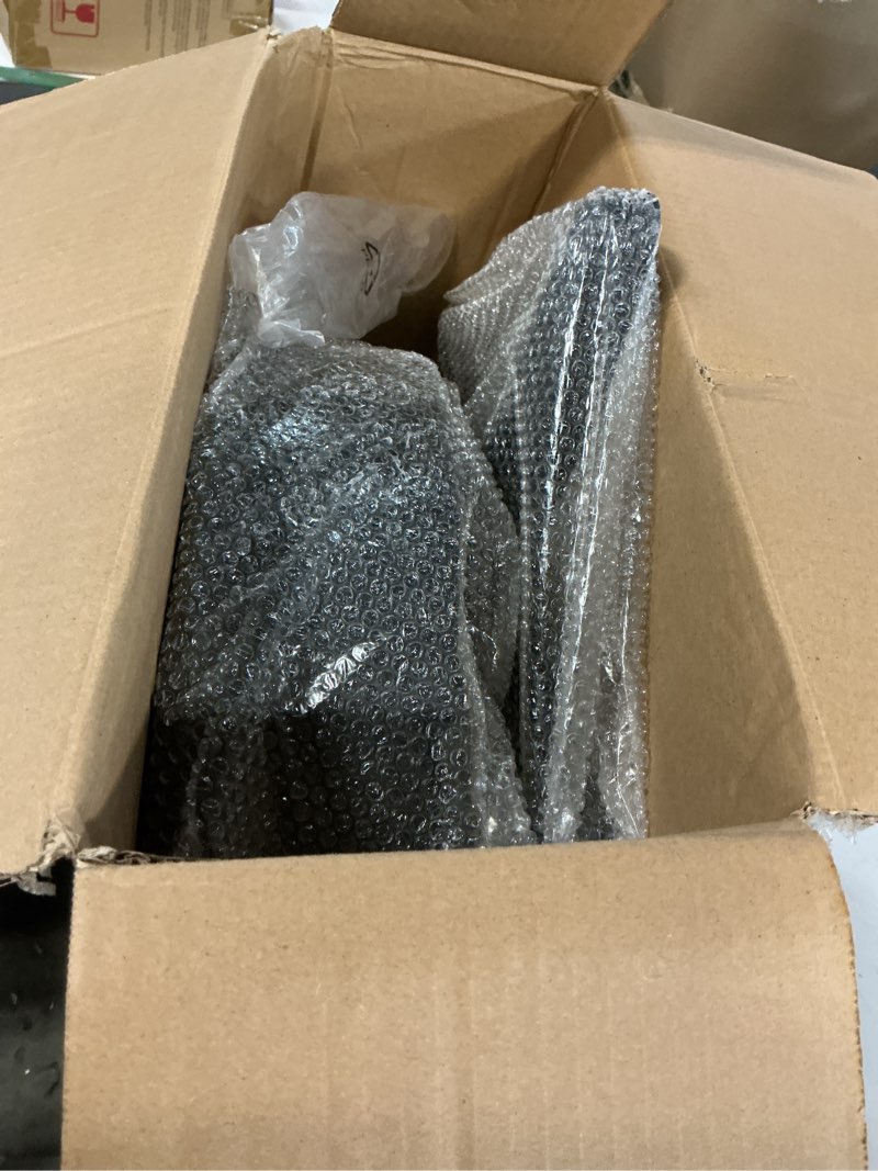 Condition photo showing Good Condition for VEVOR Rolling Stool with Foot Rest and Wheels, 450 LBS Weight Capacity Round Rolling Stool Chair, Height Adjustable Thickened PU Leather Swivel Stool for Salon, Spa, Massage, Tattoo, Clinic, Black