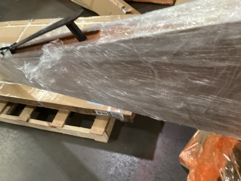 Condition photo showing As Is for Incomplete *RUSTIC FLOATING SHELVE 