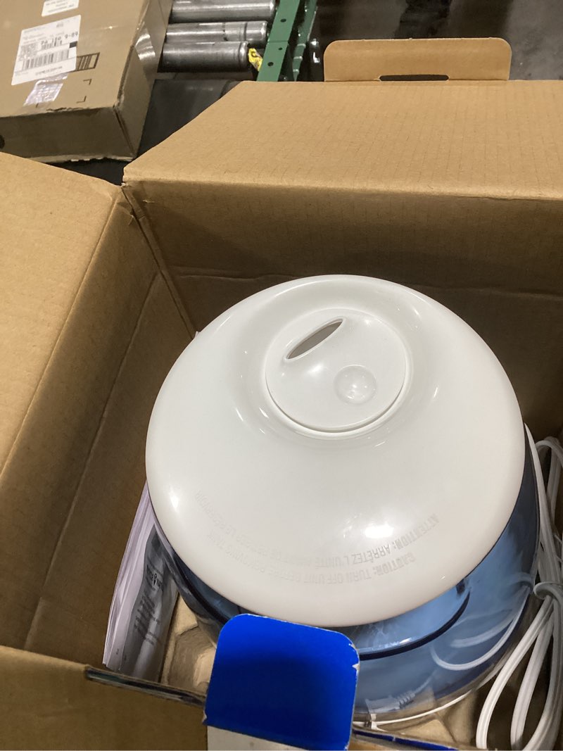 Condition photo showing As Is for Vicks Filter-Free Ultrasonic Humidifier, Recommended by Pediatricians*, 1.2 Gal Ultrasonic Cool Mist Humidifiers for Bedrooms & Kids Rooms, Works with Vicks VapoPads