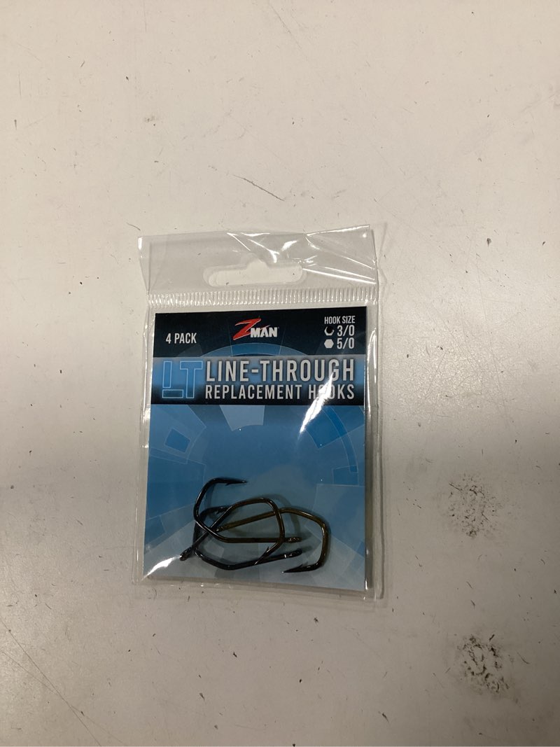Condition photo showing New/Like New for z-man line through replacement hooks