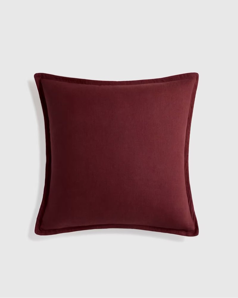 european linen piped euro sham