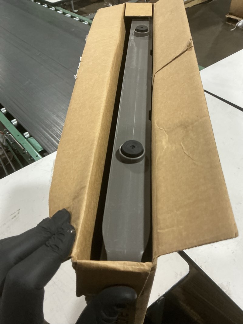 Condition photo showing Good Condition for mypet north states paws portable pet gate: 26-40" wide. pressure mount. no tools needed. made in usa, 23" tall, expandable, durable dog gates for doorways, fieldstone gray