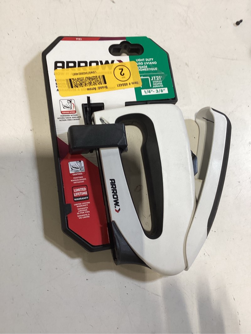 Condition photo showing New/Like New for arrow trutac forward action 0.44 in. narrow staple gun