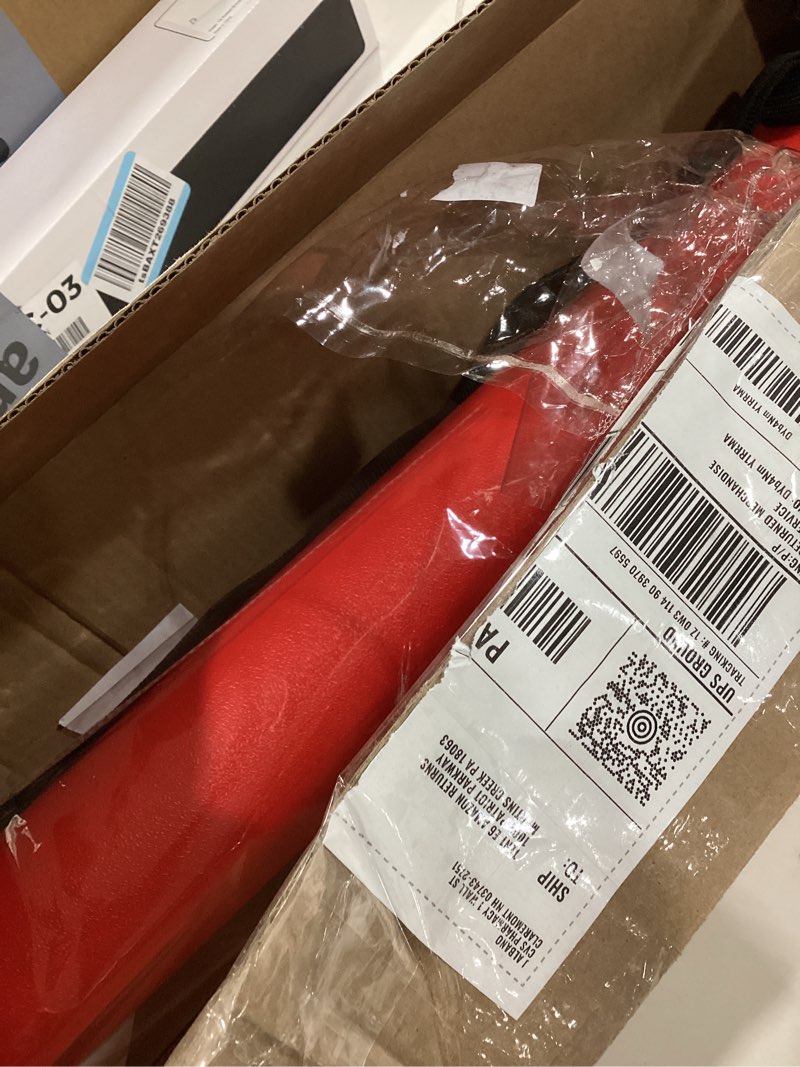 Condition photo showing Good Condition for TRANSON Durable Poster Storage Tube with Straps 24"-40" Extendable for Blueprints, Artwork, Maps, Posters Color Red 1 Pack-Red