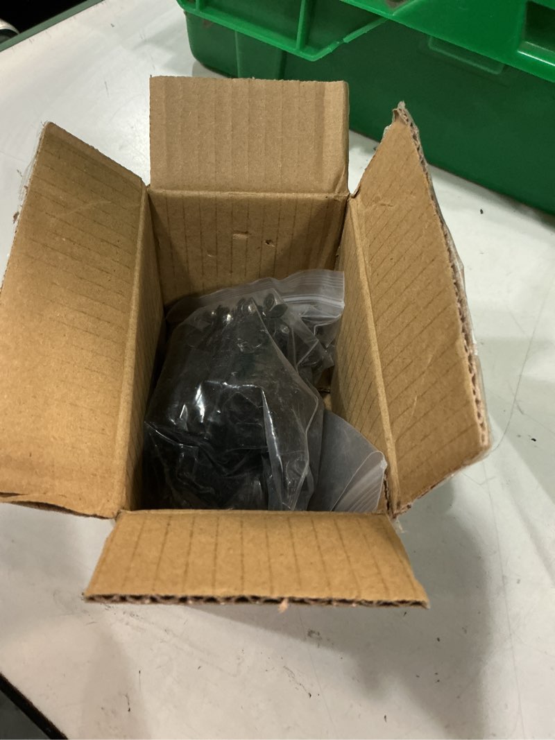 Condition photo showing Good Condition for angle adjustable connectors,baluster swivel connectors with screw for installation of 1/2" square balusters balusters for staircase interior 15pack 1/2 15 connectors