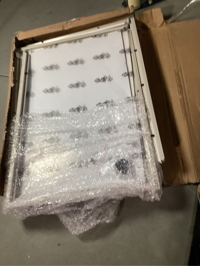 Condition photo showing As Is for 12x16 picture frames set of 6 with plexiglass, display pictures 11x14 with mat or 12x16 without mat for tabletop display and wall mounting?white