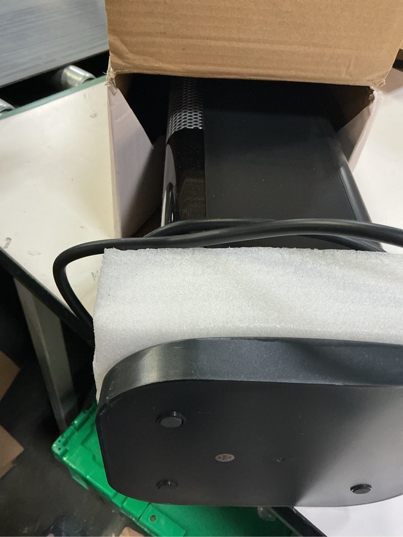 Condition photo showing As Is for space heaters for indoor use, 1500w ptc ceramic electric heater with thermostat, room temperature display, 70° oscillation, remote control, 12h timer, quiet portable heater for office bedroom