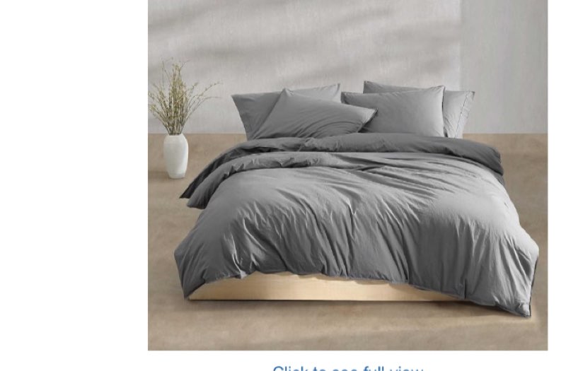 calvin klein - 2 pc)) twin/twin xl comforter set, modern cotton washed percale bedding with matching shams, oeko-tex certified (washed percale graphite grey, twin/twin xl)